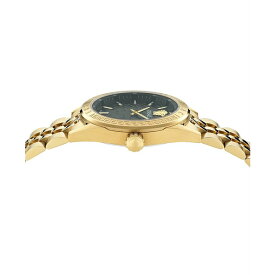 ヴェルサーチ レディース 腕時計 アクセサリー Women's Swiss Gold Ion Plated Stainless Steel Bracelet Watch 36mm Gold