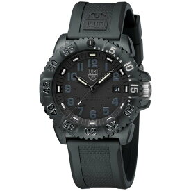 ルミノックス レディース 腕時計 アクセサリー Men's Swiss Navy Seal Colormark Foundation Exclusive Black Rubber Strap Watch 44mm No Color