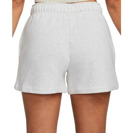 ナイキ レディース カジュアルパンツ ボトムス Women's Sportswear Club Fleece Mid-Rise Pull-On Shorts Birch Heather