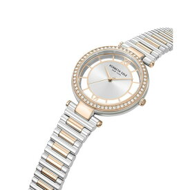 ケネスコール レディース 腕時計 アクセサリー Women's Transparency Two-Tone, Silver-Tone, Gold-Tone Rose Stainless Steel Watch 34mm Tt Silver, Gold Rose
