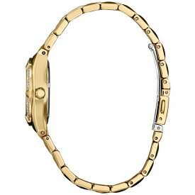 シチズン レディース 腕時計 アクセサリー Eco-Drive Women's Corso Diamond (1/10 ct. t.w.) Gold-Tone Stainless Steel Bracelet Watch 28mm Gold-tone