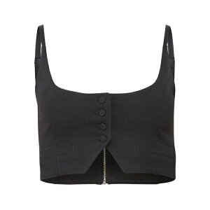 �t���[�f���}�[�� ���f�B�[�X �J�b�g�\�[ �g�b�v�X Maxwell button-fastening vest Black