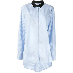�}�b�O���[ ���f�B�[�X �V���c �g�b�v�X Truth striped shirt Blue