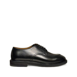�w���_�[�\���E�u���b�R �����Y �h���X�V���[�Y �V���[�Y Panelled derby shoes Black