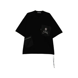 �}�X�^�[�}�C���h�E�W���p�� �����Y T�V���c �g�b�v�X Pocket graphic t-shirt Black