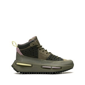 �A�f�B�_�X �����Y �X�j�[�J�[ �V���[�Y X pharrell hu nmd s1 ryat focus green sneakers Green