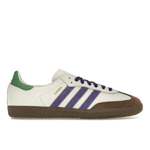 adidas �A�f�B�_�X ���f�B�[�X �X�j�[�J�[ �yadidas Samba OG Off White Core Purple Green Brown (Women's)�z �T�C�Y US_W_12.5 Off White/Core Purple/Prologue Green
