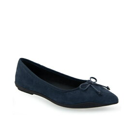 エアロソールズ メンズ サンダル シューズ Dumas Dress-Flat Navy Suede