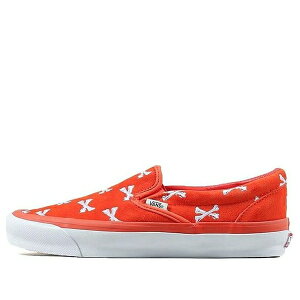Vans �o���Y �����Y �X�j�[�J�[ �yVans WTAPS x Vault Classic Slip-On OG LX Orange VN0A45JKK09�z �T�C�Y US_10.5(28.5cm)