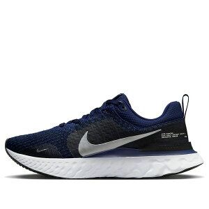 Nike �i�C�L �����Y �X�j�[�J�[ �yNike React Infinity Run Flyknit 3 'College Navy Metallic Silver' DZ3014-401�z �T�C�Y US_11.5(29.5cm)