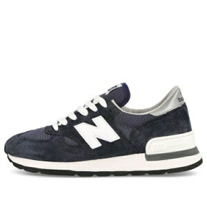 New Balance �j���[�o�����X �����Y �X�j�[�J�[ �yNew Balance 990V1 'Navy White' M990NV1�z �T�C�Y US_6(24.0cm)