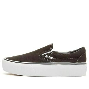 Vans �o���Y �����Y �X�j�[�J�[ �yVans Classic Slip-On Platform 'Black' VN00018EBLK�z �T�C�Y US_10.5(28.5cm)