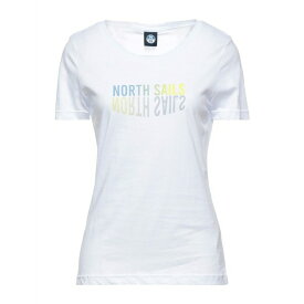 【送料無料】 ノースセール レディース Tシャツ トップス T-shirts White