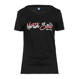 【送料無料】 ノースセール レディース Tシャツ トップス T-shirts Black