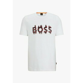 ボス メンズ Tシャツ トップス HEAVY - Print T-shirt - white