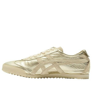 Onitsuka Tiger �I�j�c�J�^�C�K�[ ���f�B�[�X �X�j�[�J�[ �y(WMNS) Onitsuka Tiger Nippon Made Mexico 66 Deluxe 'Pure Gold Cream' 1182A467-200�z �T�C�Y US_7(24.0cm)