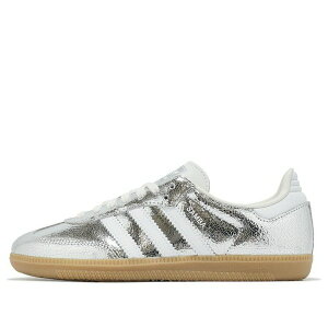 adidas �A�f�B�_�X ���f�B�[�X �X�j�[�J�[ �y(WMNS) adidas Samba OG 'Silver Metallic Cracked Leather' JR0035�z �T�C�Y US_6.5(23.5cm)