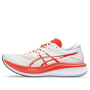 ASICS �A�V�b�N�X ���f�B�[�X �X�j�[�J�[ �y(WMNS) ASICS Magic Speed 3 'White Sunrise Red' 1012B652-100�z �T�C�Y US_6(23.0cm)