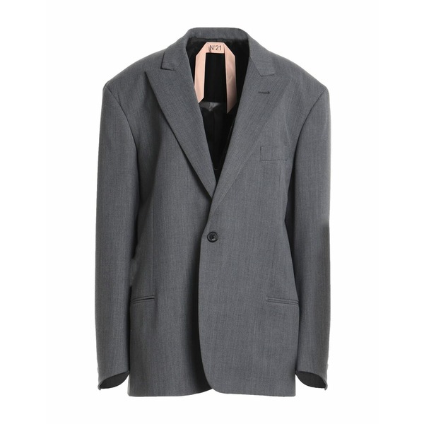 ヌメロ ヴェントゥーノ レディース ジャケット＆ブルゾン アウター Suit jackets Lead 【使い勝手の良い】