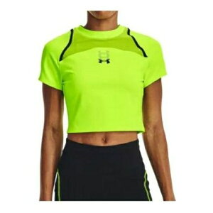 Under Armour アンダーアーマー レディース スニーカー 【(WMNS) Under Armour Run Anywhere Crop T-shirt 'Neon Yellow' 1376816-369】 サイズ US_W_M