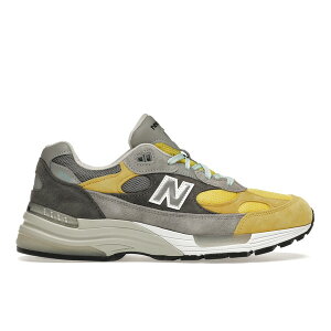 New Balance �j���[�o�����X �����Y �X�j�[�J�[ �yNew Balance 992 Nice Kicks Amoeba Music Grey�z �T�C�Y US_11(29.0cm) Grey/Yellow
