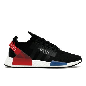adidas �A�f�B�_�X �����Y �X�j�[�J�[ �yadidas NMD R1 V2 Black Red Blue�z �T�C�Y US_11(29.0cm) Black/Core Black/Cloud White