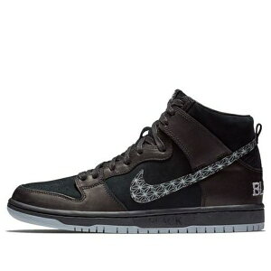 Nike �i�C�L �����Y �X�j�[�J�[ �yNike x Black Bar SB Zoom Dunk High Pro 'Black' AH9613-002�z �T�C�Y US_5(23.0cm)