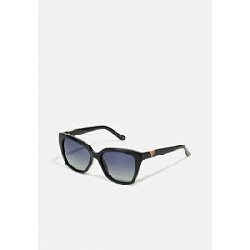 ゲス レディース サングラス＆アイウェア アクセサリー Sunglasses - shiny black/smoke polarized