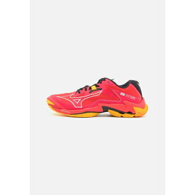 ミズノ メンズ バスケットボール スポーツ WAVE LIGHTNING Z8 - Volleyball shoes - radiant red/white/carrot curl