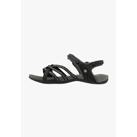 ハイテック レディース サンダル シューズ SAVANNA II - Walking sandals - black/charcoal
