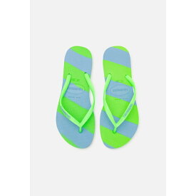 ハワイアナス レディース サンダル シューズ SLIM COLOR FUN - T-bar sandals - slime green