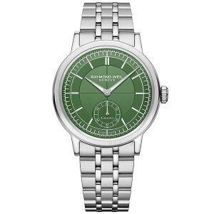 ���C�����h�E�F�C�� �����Y �r���v �A�N�Z�T���[ Men's Swiss Automatic Millesime Small Seconds Stainless Steel Bracelet Watch 40mm British Racing Green