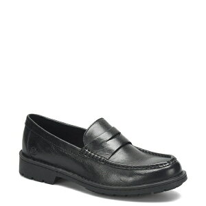 {[ Y Xb|E[t@[ V[Y Men's Langley Leather Slip On Penny Loafers Black