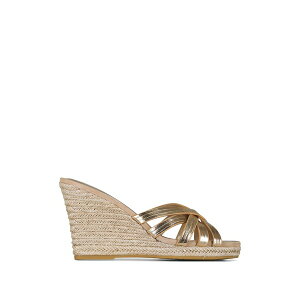 ���F���j�J �x�A�[�h ���f�B�[�X �T���_�� �V���[�Y Phylina crossover-strap espadrilles Gold