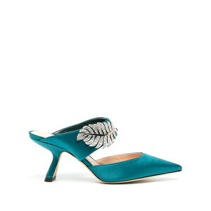 �j�R���X �J�[�N�E�b�h ���f�B�[�X �T���_�� �V���[�Y Monstera mules Blue