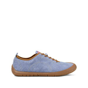 �J���y�[�� ���f�B�[�X �X�j�[�J�[ �V���[�Y Peu path lace-up nubuck leather sneakers Blue