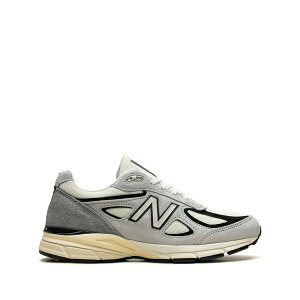 �j���[�o�����X �����Y �X�j�[�J�[ �V���[�Y Made in usa 990v4 grey/black sneakers Grey