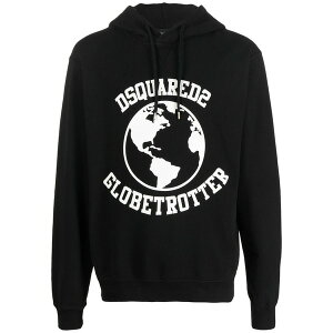 �f�B�[�X�N�G�A�[�h �����Y �p�[�J�[�E�X�E�F�b�g�V���c �A�E�^�[ Globetrotter logo-print hoodie Black