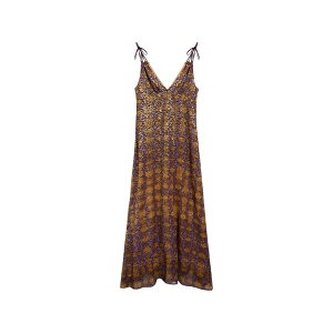 ������ ���f�B�[�X �����s�[�X �g�b�v�X Dulce fil coup�� dress Brown