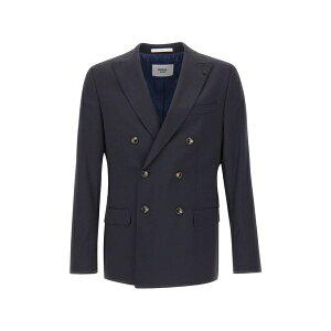 �f�B�Q�� �����Y �W���P�b�g���u���]�� �A�E�^�[ Alfredo double-breasted blazer Blue