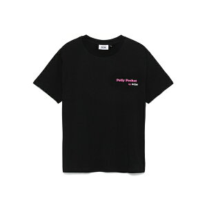 �W�[�V�[�f�B�[�G�X �����Y T�V���c �g�b�v�X X polly pocket pizza t-shirt Black