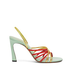 �}���j ���f�B�[�X �T���_�� �V���[�Y Leather new wave sandals Red