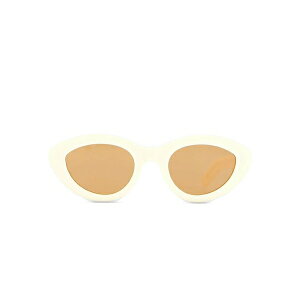 ���g���X�[�p�[�t���[�`���[ �����Y �T���O���X�E�A�C�E�F�A �A�N�Z�T���[ Geometric-frame sunglasses White