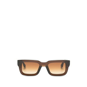 �`�~ �����Y �T���O���X�E�A�C�E�F�A �A�N�Z�T���[ Core05 rectangle-frame sunglasses Brown