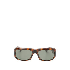�T�����[���� �A�C�E�F�A �����Y �T���O���X�E�A�C�E�F�A �A�N�Z�T���[ Rectangle-frame sunglasses Brown