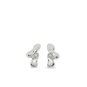 �}���A �u���b�N ���f�B�[�X �s�A�X���C�������O �A�N�Z�T���[ Coil whirl stud earrings Silver