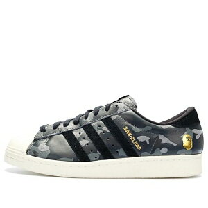 adidas AfB_X Y Xj[J[ yadidas x A Bathing Ape Undeafeated Superstar 80s 'Black Camo' S74774z TCY US_8(26.0cm)