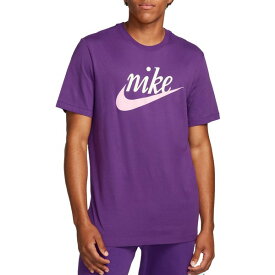 ナイキ メンズ シャツ トップス Nike Men's Sportswear Short Sleeve Graphic T-Shirt Purple Cosmos