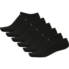 アディダス メンズ 靴下 アンダーウェア adidas Men's Athletic Cushioned No Show Socks - 6 Pack Black/Metallic Silver