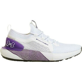 アンダーアーマー メンズ スニーカー シューズ Under Armour Men's HOVR Phantom 3 Northwestern Running Shoes White/Purple